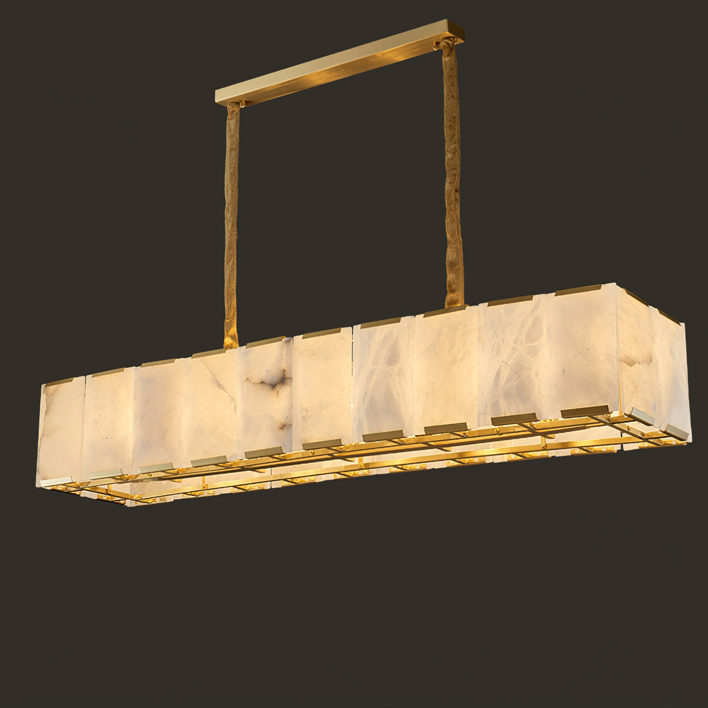 Bernardi Modern Alabaster Chandelier