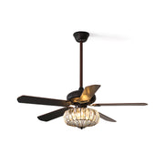 Bernardino Vintage Metal Ceiling Fan Light