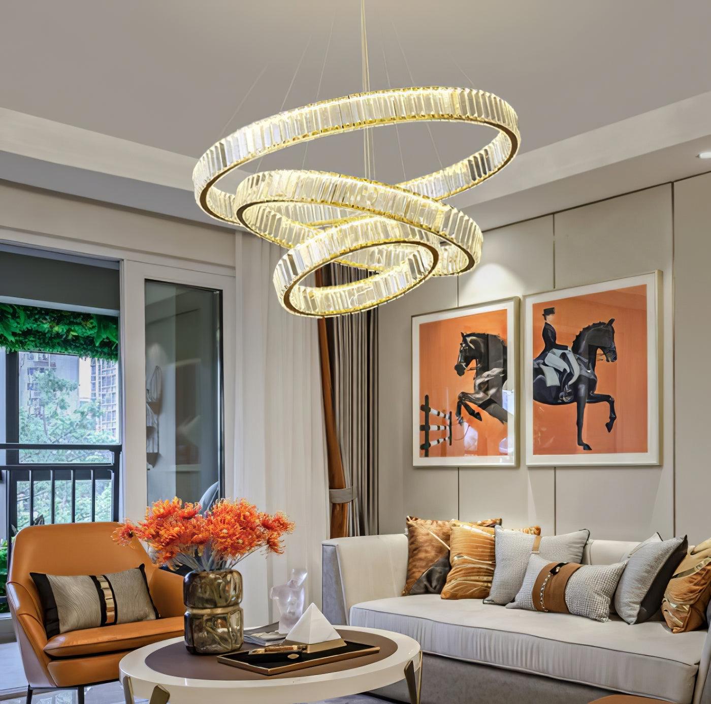 Bertolda Chandeliers - Blowlighting