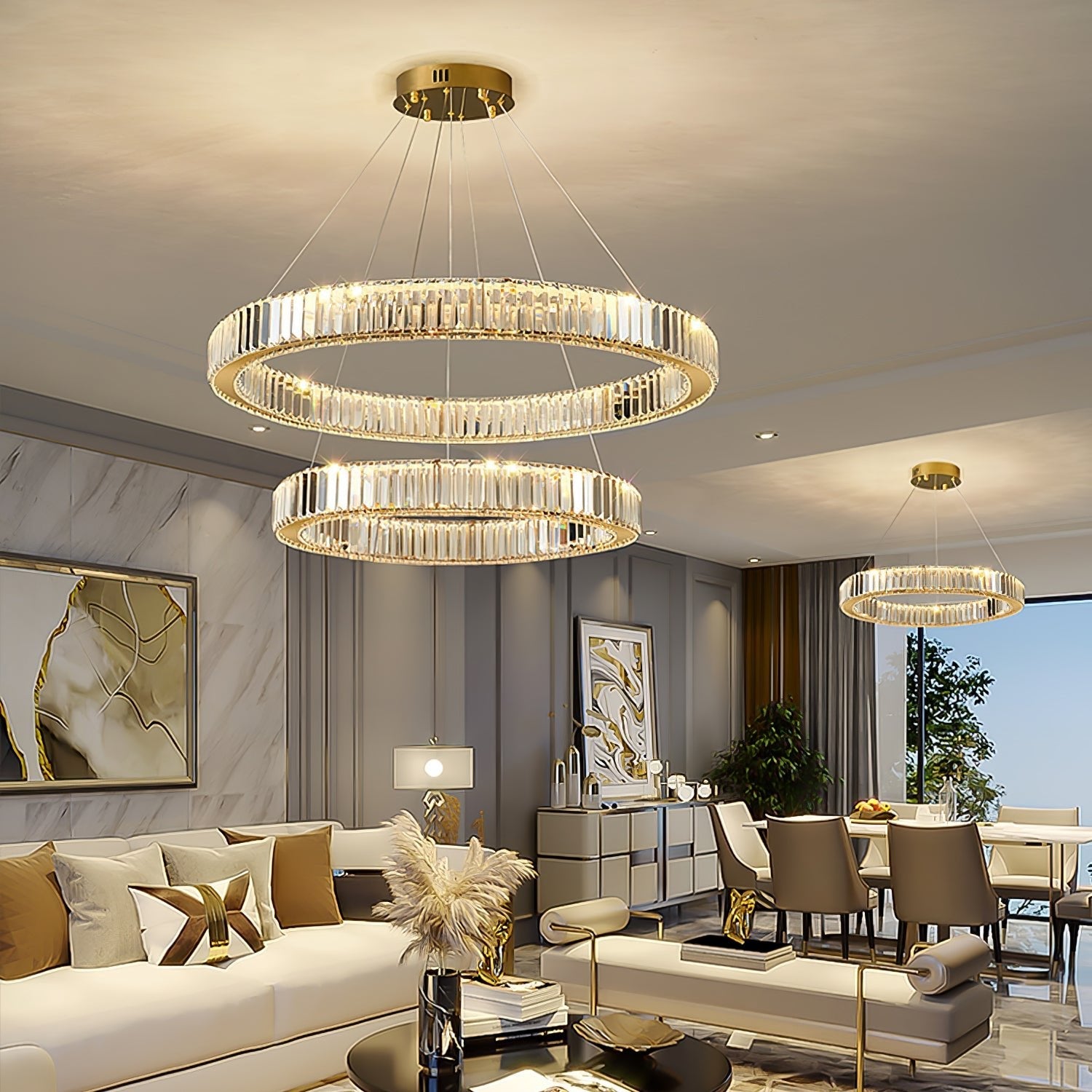 Bertolda Chandeliers - Blowlighting