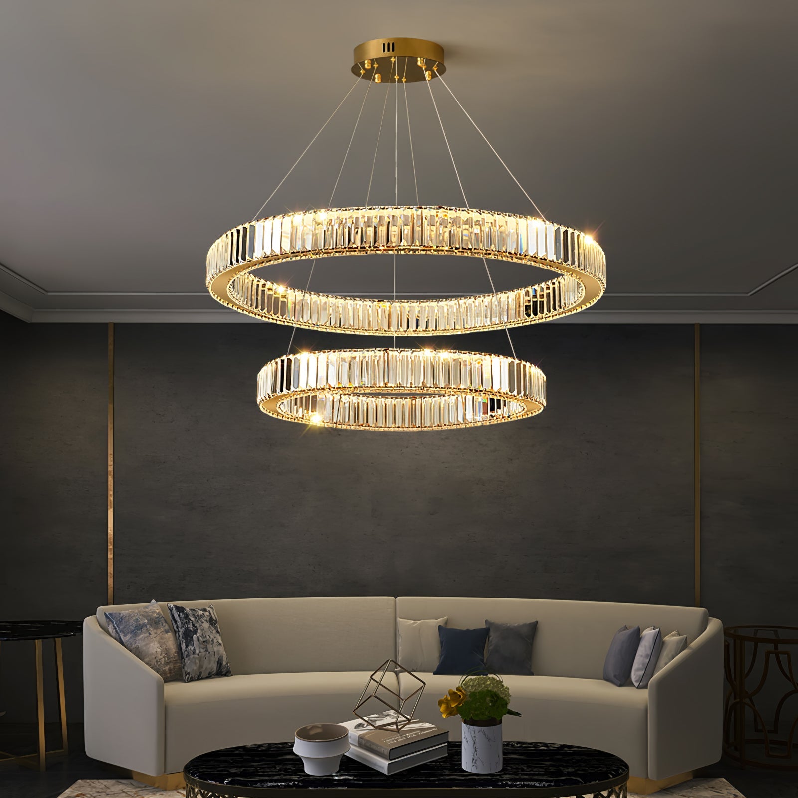 Bertolda Chandeliers - Blowlighting
