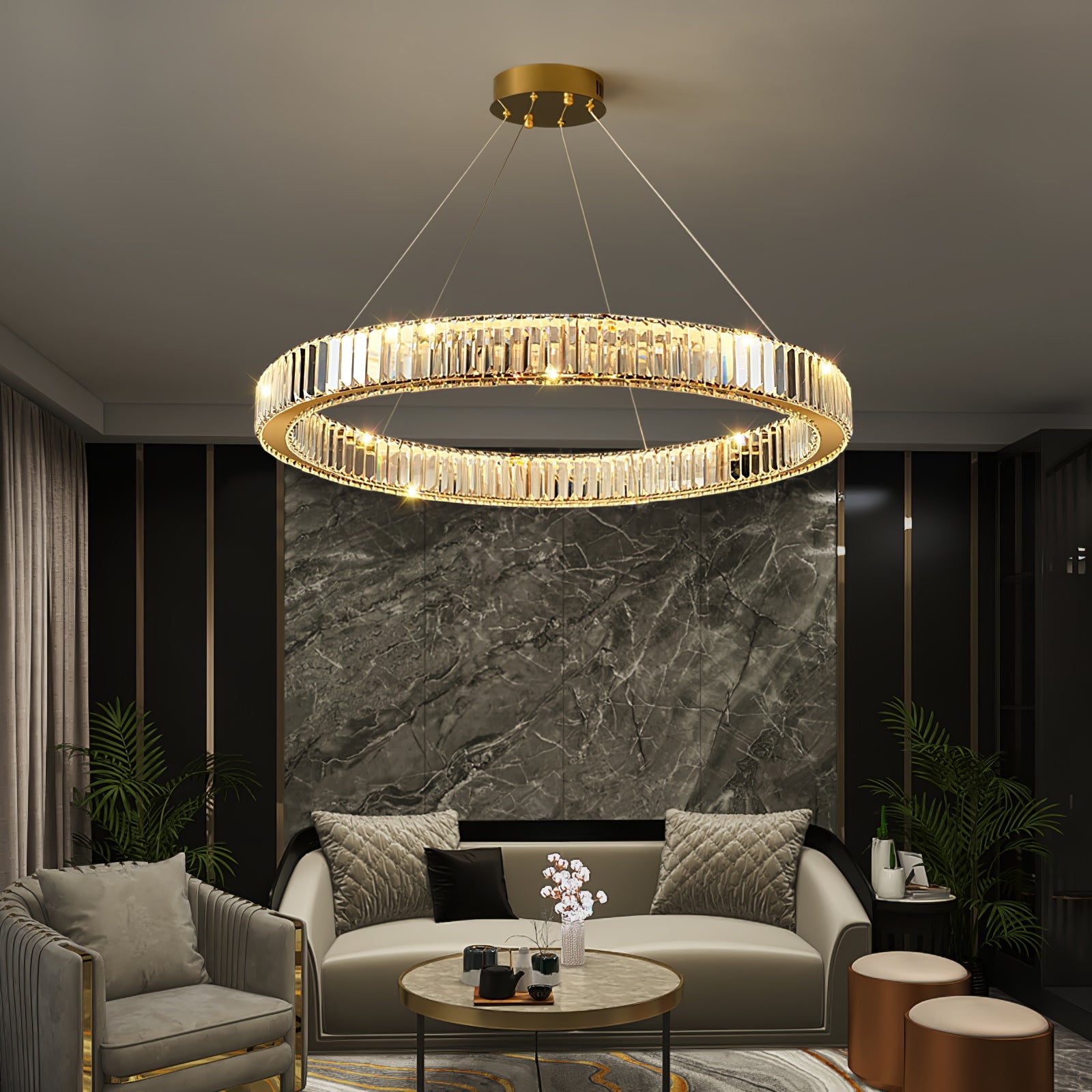 Bertolda Chandeliers - Blowlighting
