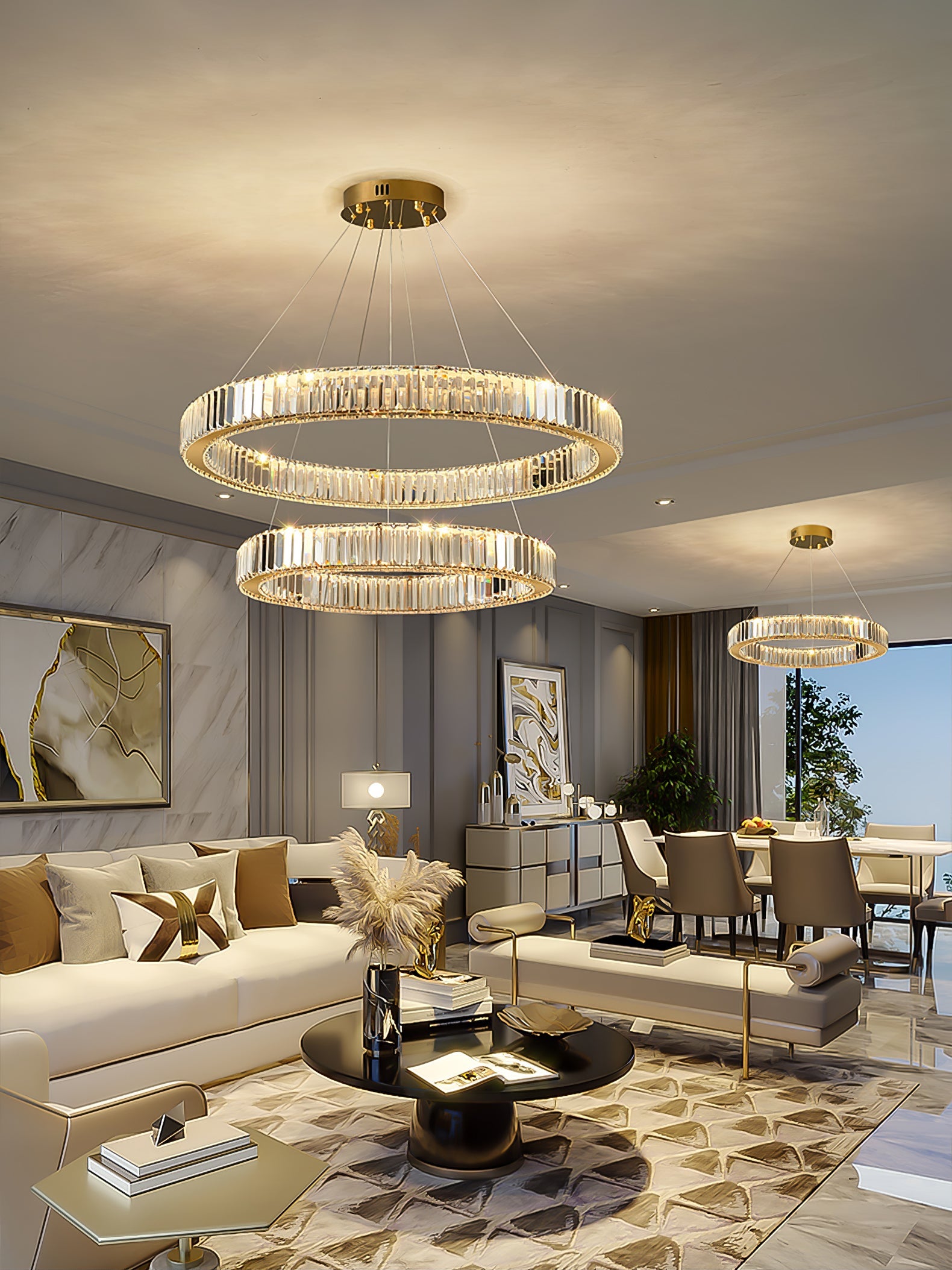 Bertolda Chandeliers - Blowlighting