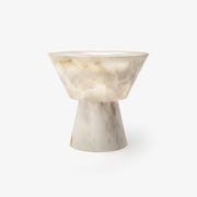 Elynara Pedestal Alabaster Table Lamp - Blowlighting