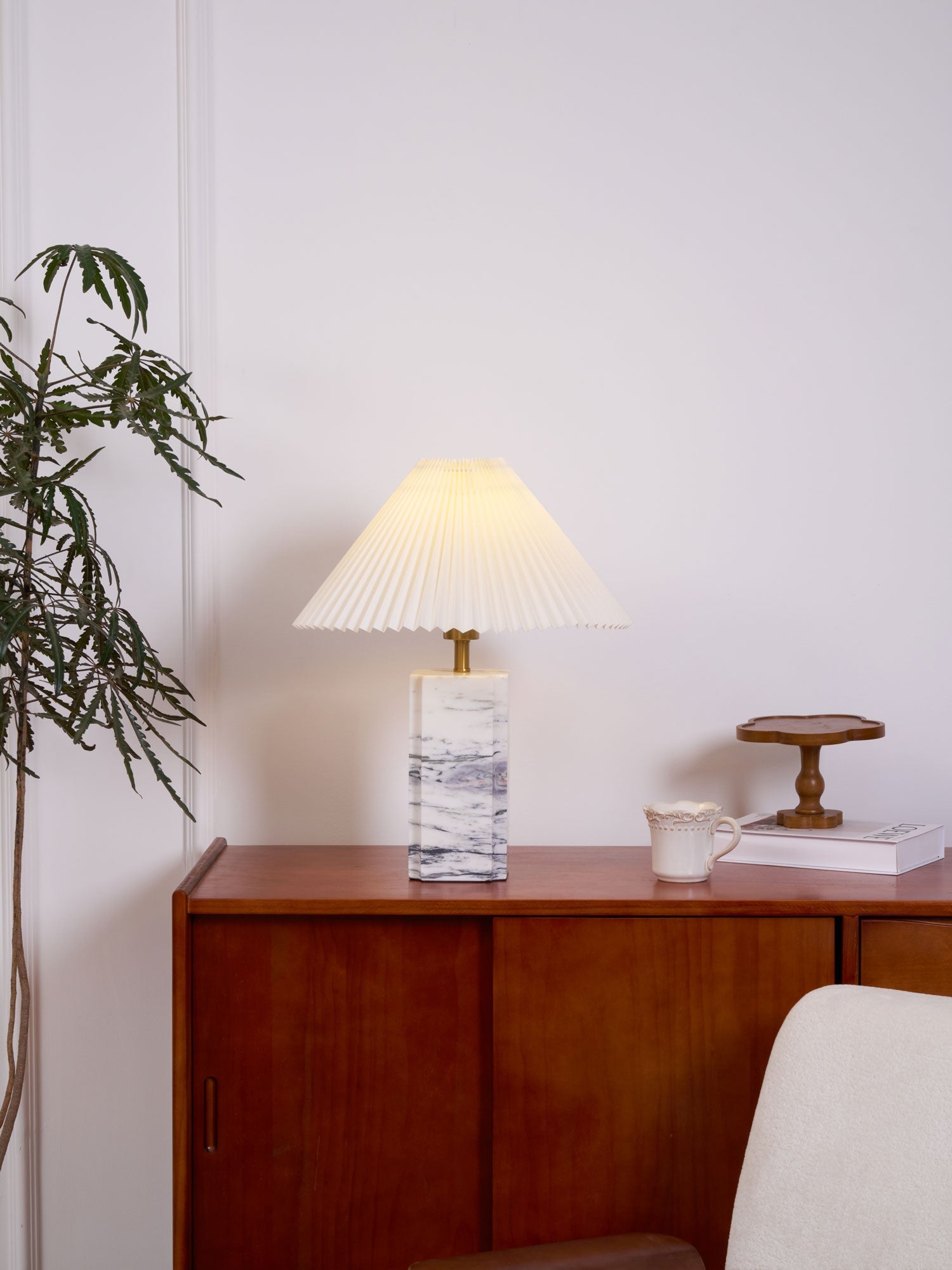 Bianca Marble Table Lamp - Blowlighting