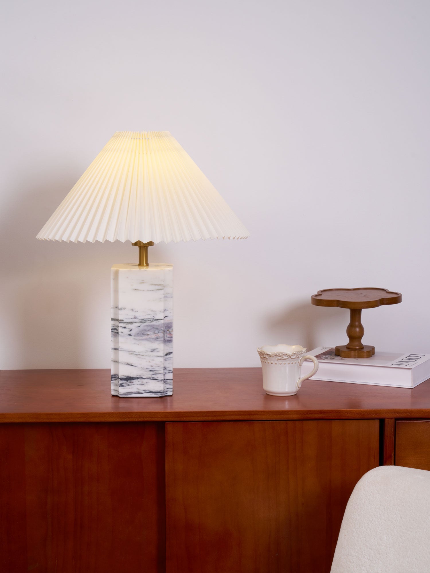 Bianca Marble Table Lamp - Blowlighting