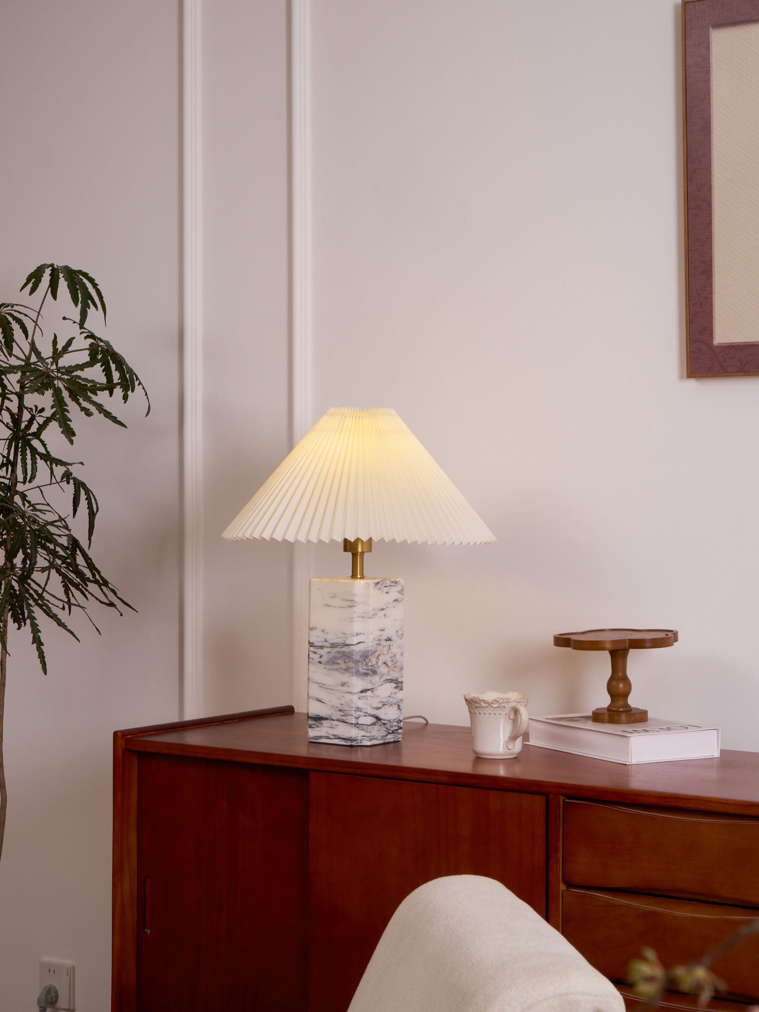 Bianca Marble Table Lamp - Blowlighting