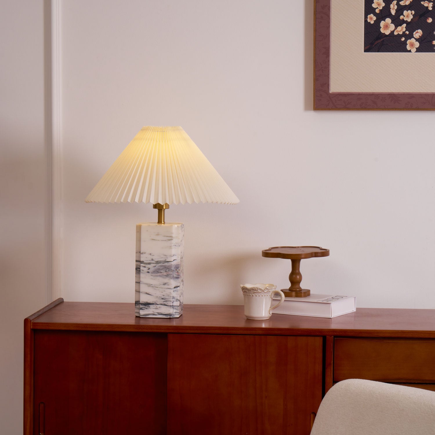 Bianca Marble Table Lamp - Blowlighting