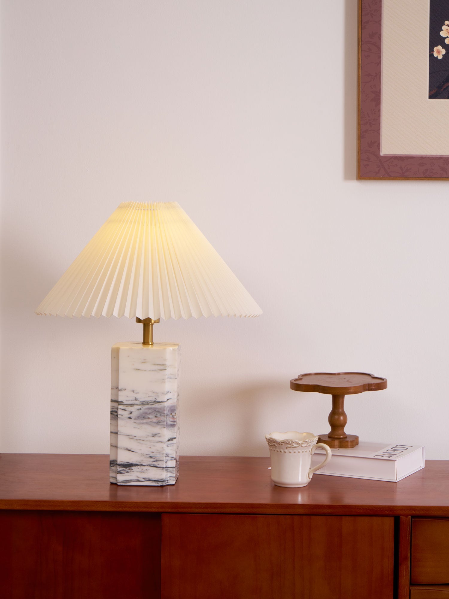 Bianca Marble Table Lamp - Blowlighting