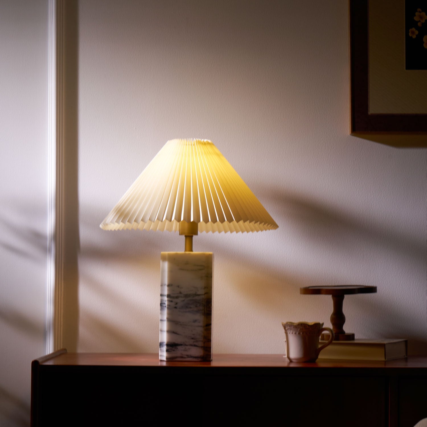 Bianca Marble Table Lamp - Blowlighting