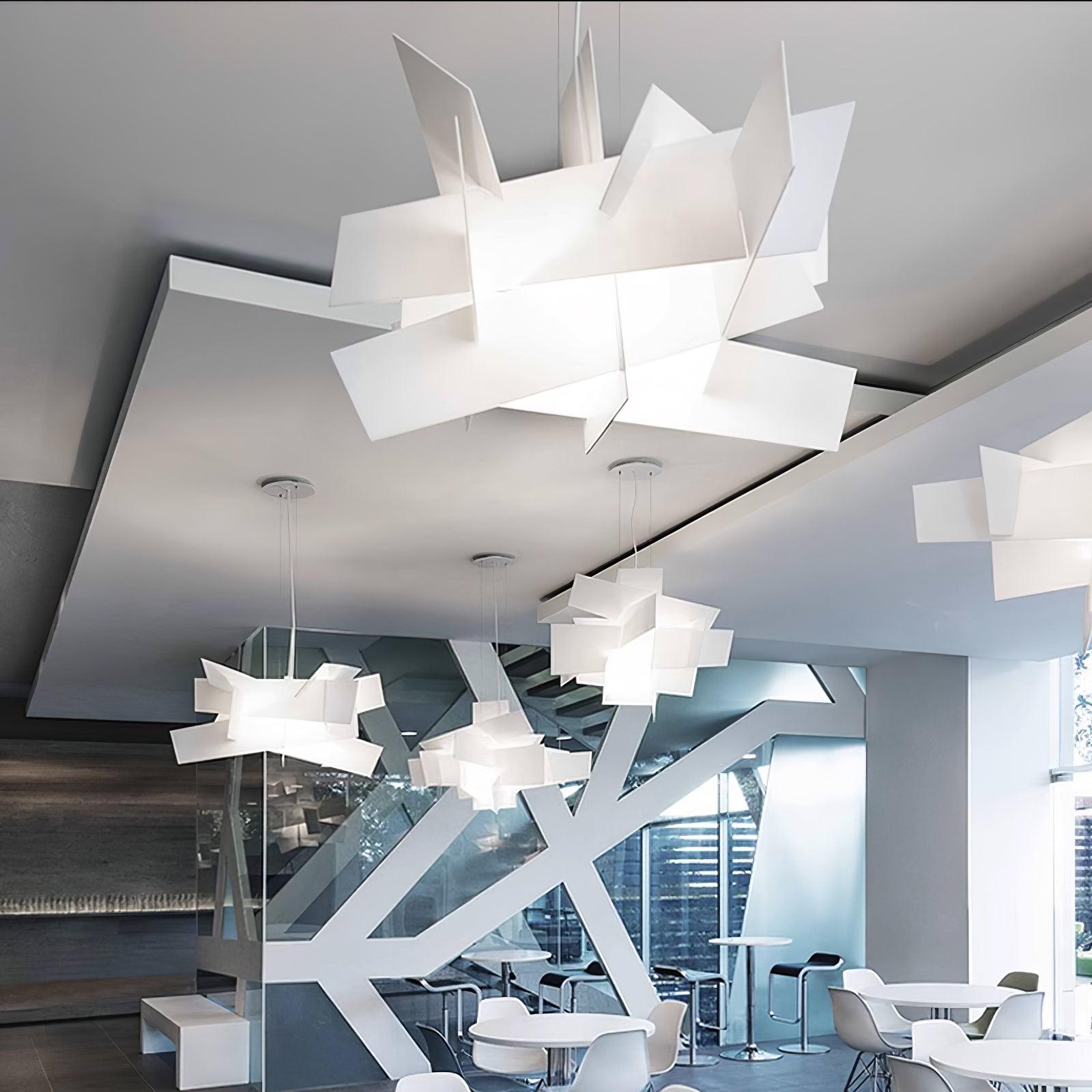 Ultalus Origami Starburst Pendant Light - Blowlighting