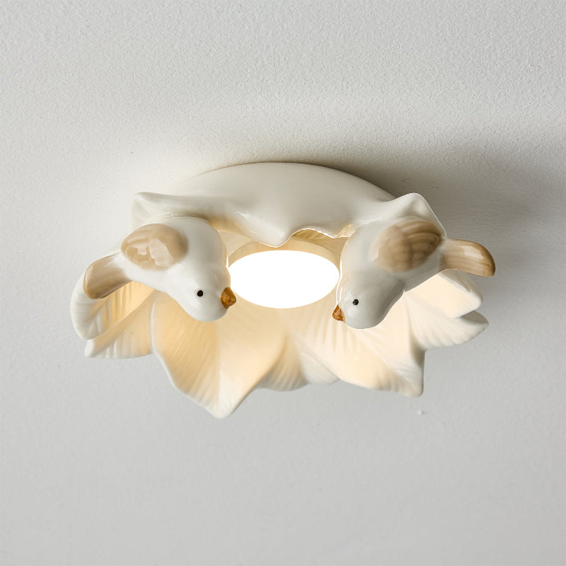 Bilal Bird Modern Ceramics Ceiling Light