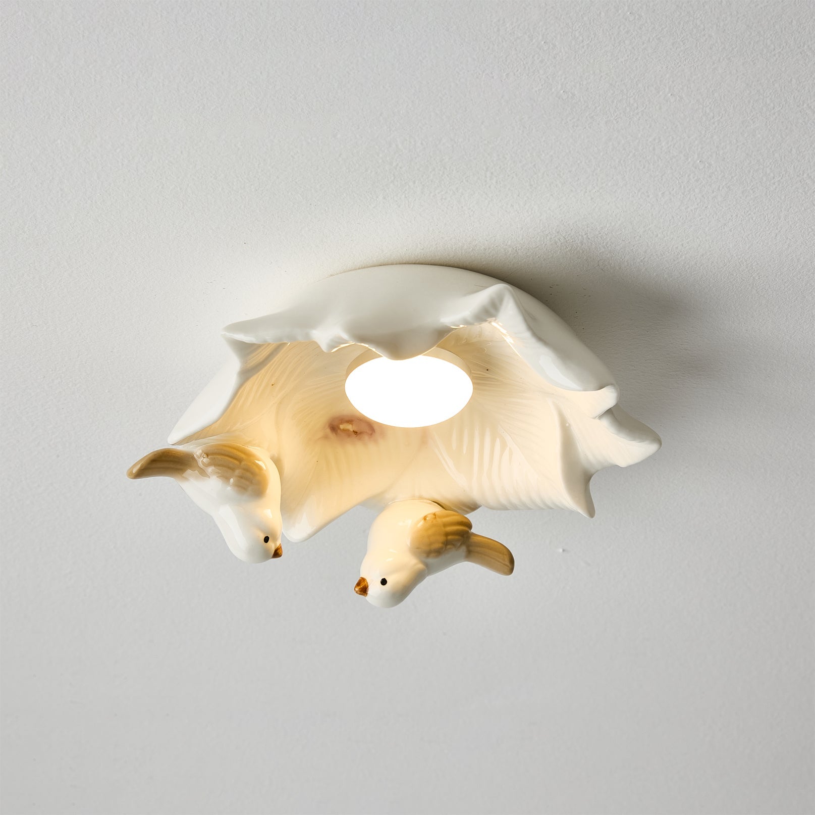 Bilal Bird Modern Ceramics Ceiling Light