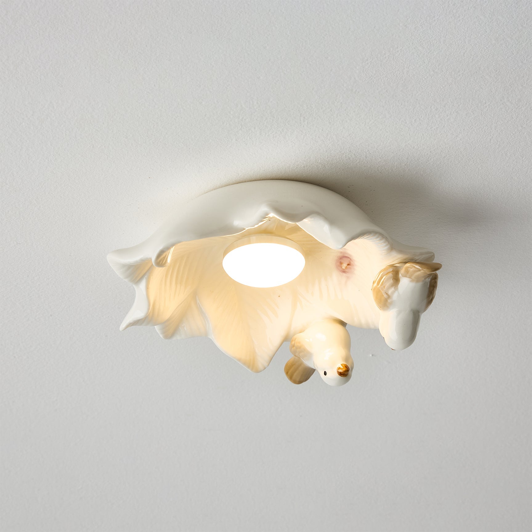 Bilal Bird Modern Ceramics Ceiling Light