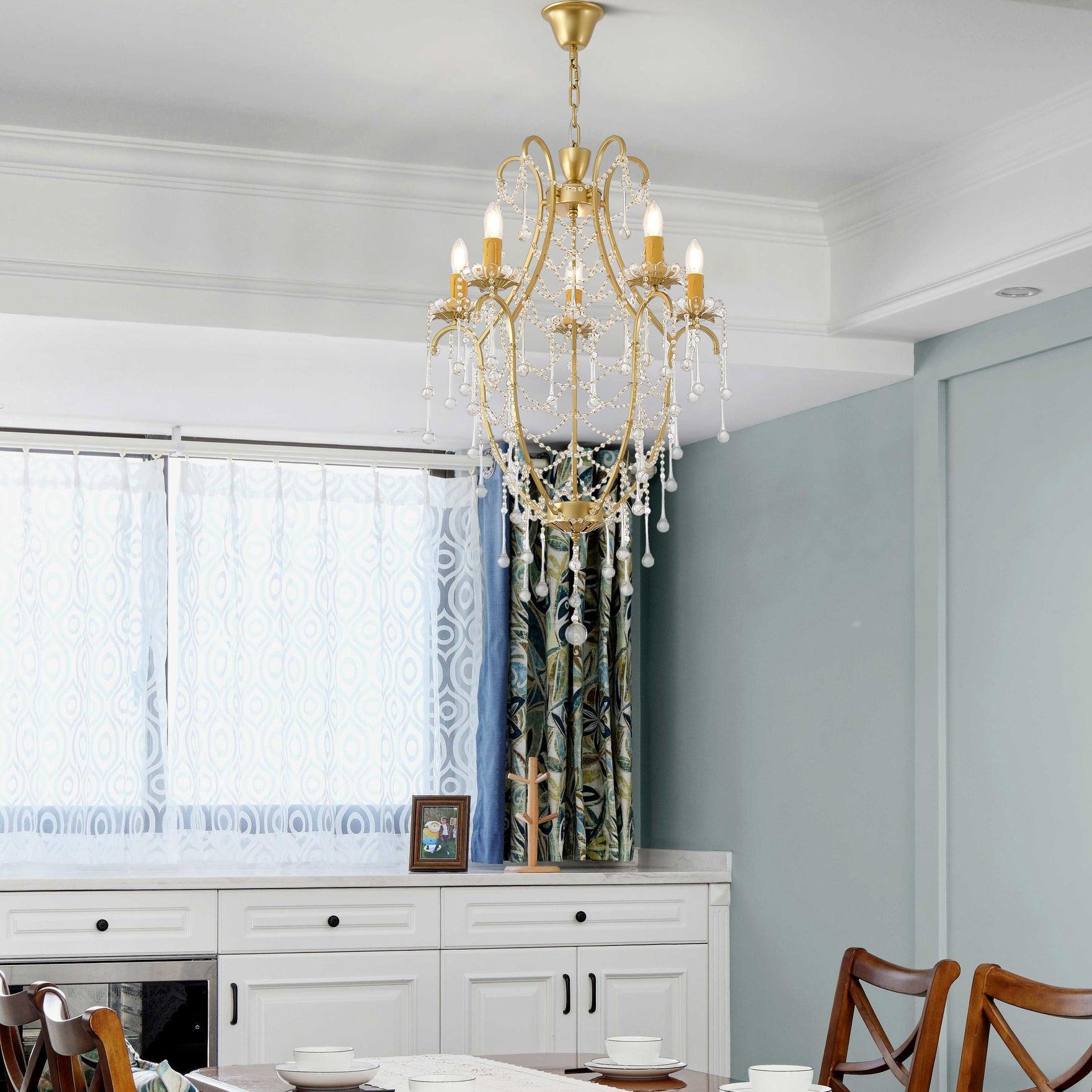 Birdcage Chandelier - Blowlighting
