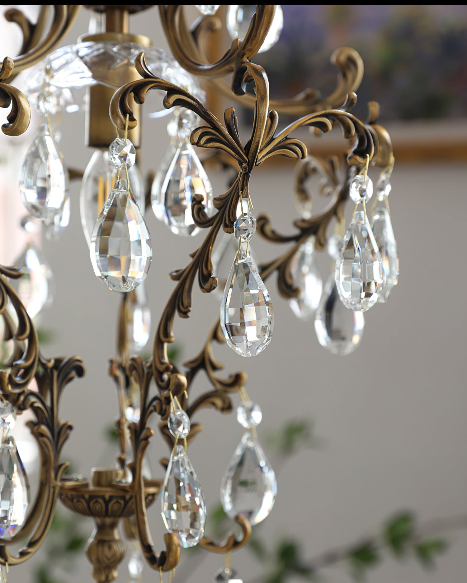 Birdcage Vintage Crystal Pendant Light