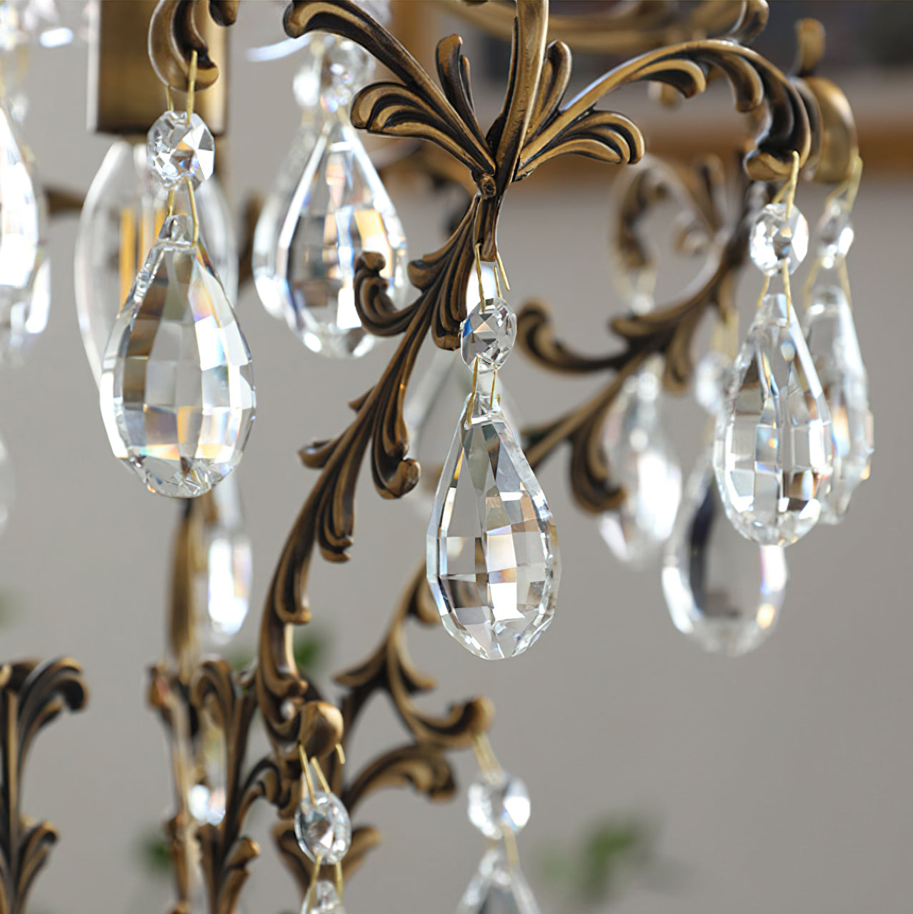 Birdcage Vintage Crystal Pendant Light