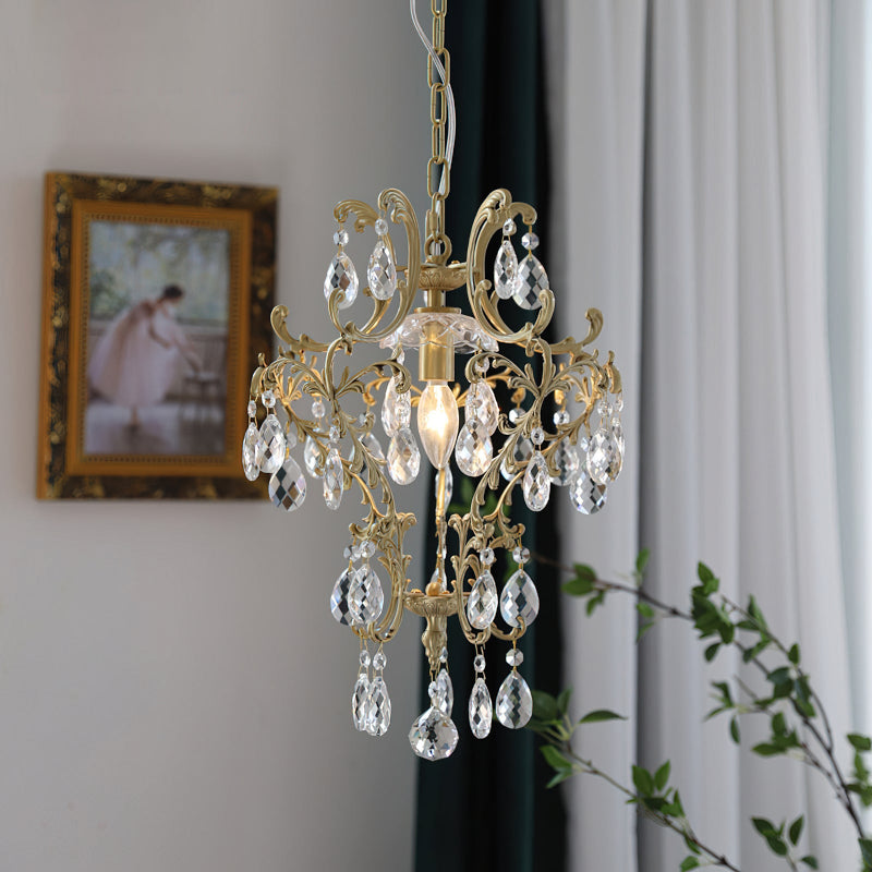 Birdcage Vintage Crystal Pendant Light