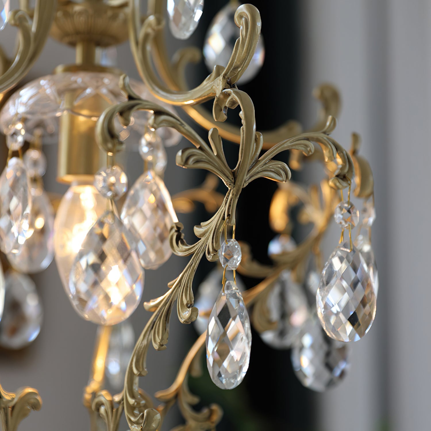 Birdcage Vintage Crystal Pendant Light