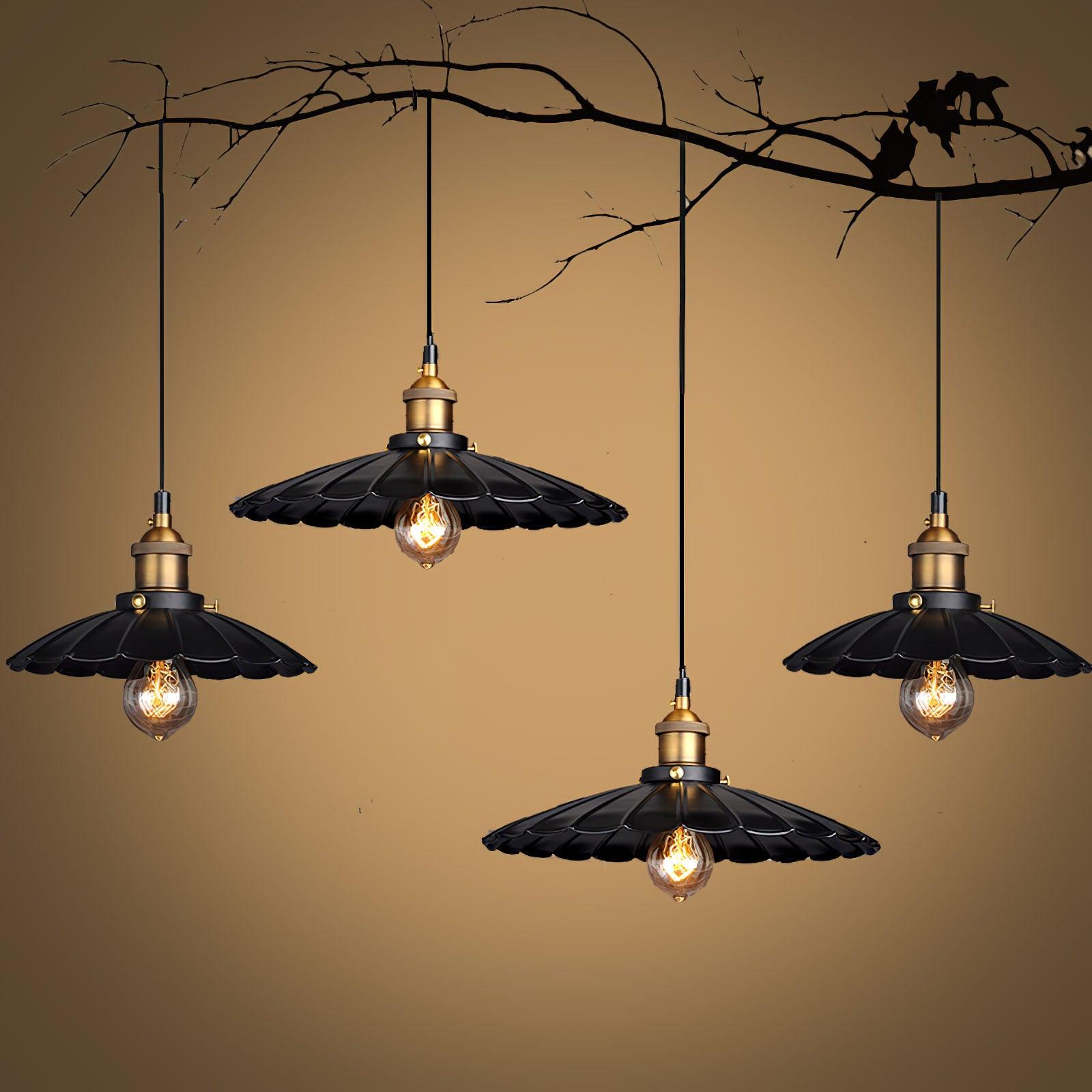 Velora Contemporary Iron Pendant Light - Blowlighting