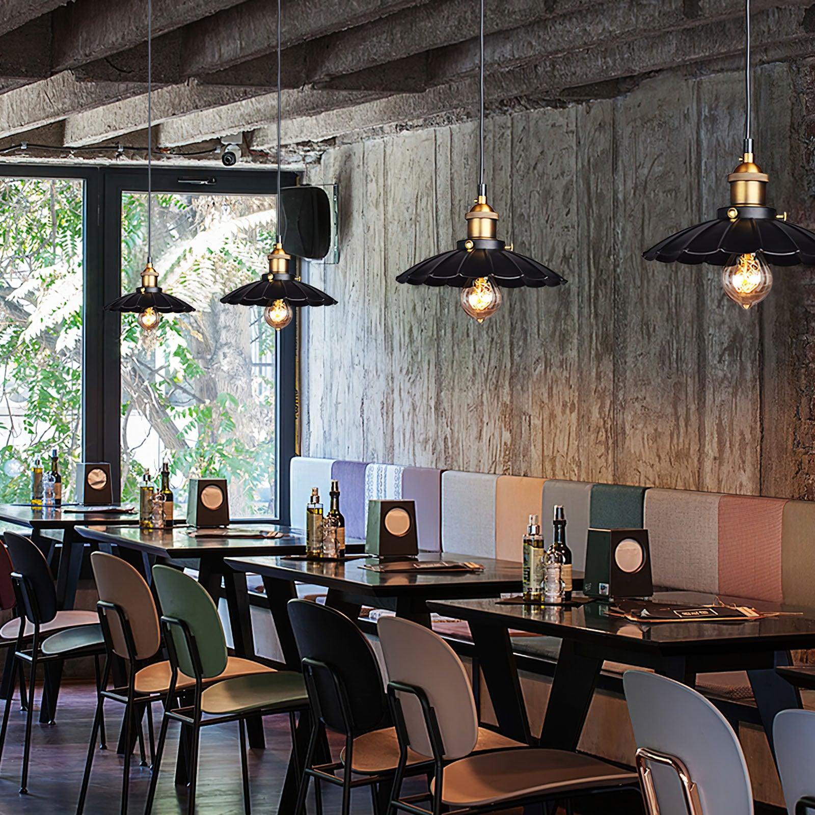 Velora Contemporary Iron Pendant Light - Blowlighting