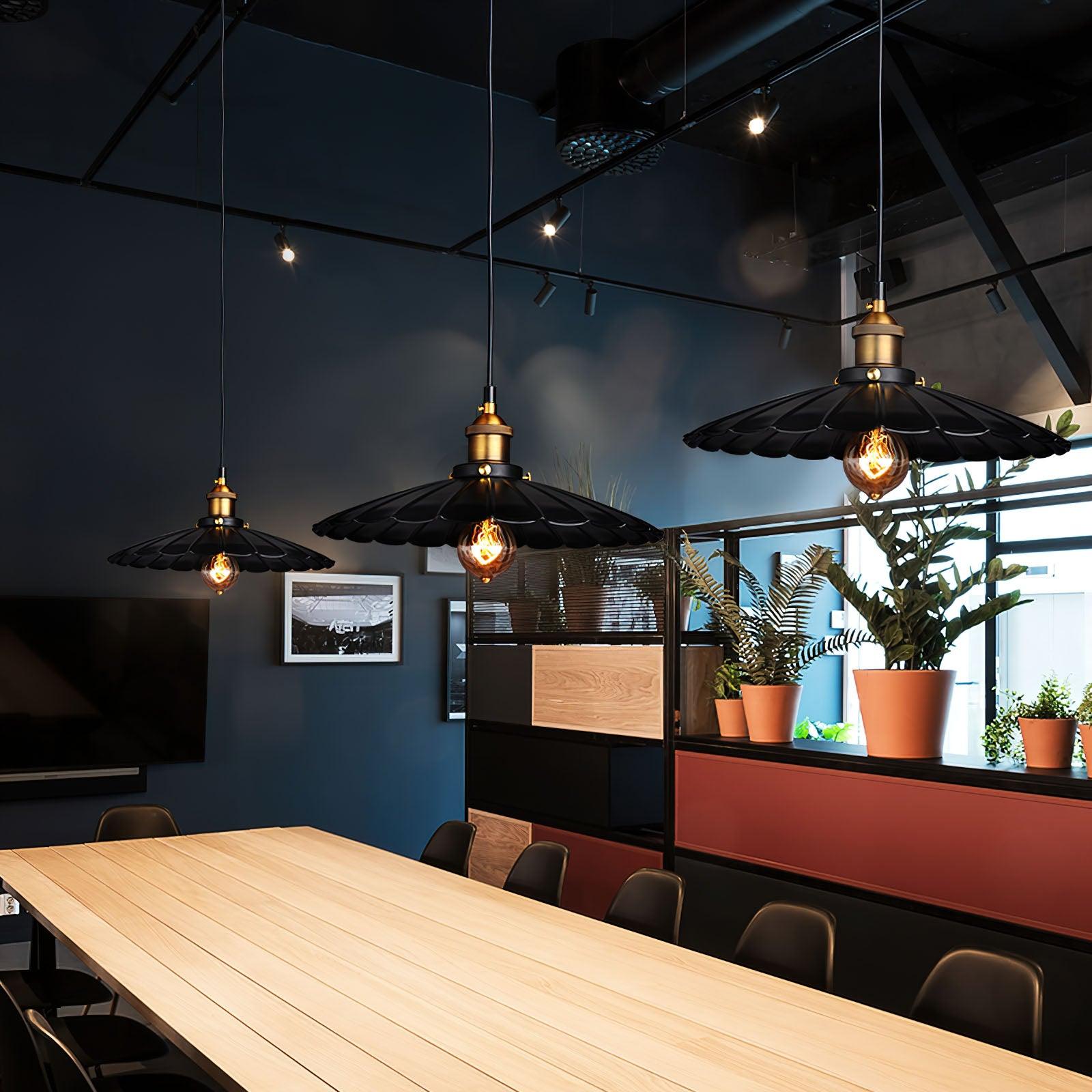 Velora Contemporary Iron Pendant Light - Blowlighting