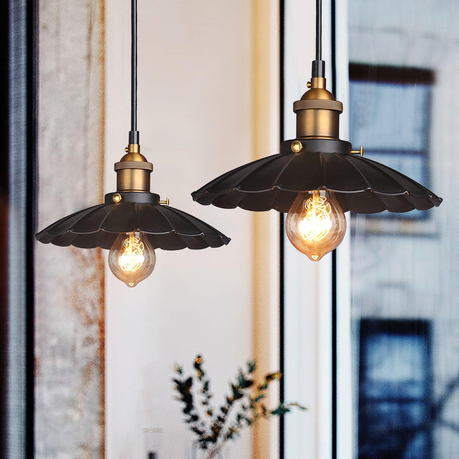 Velora Contemporary Iron Pendant Light - Blowlighting