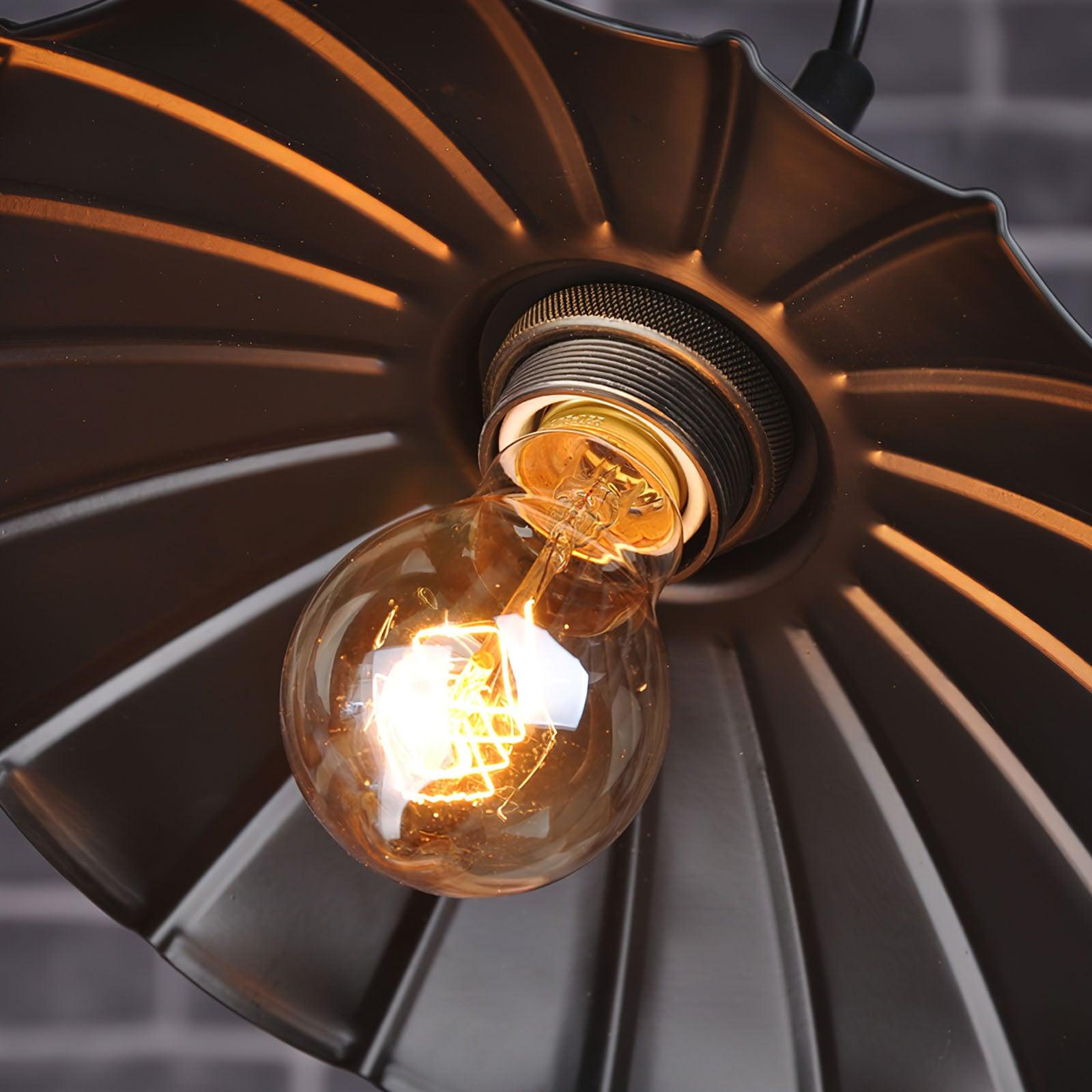 Velora Contemporary Iron Pendant Light - Blowlighting