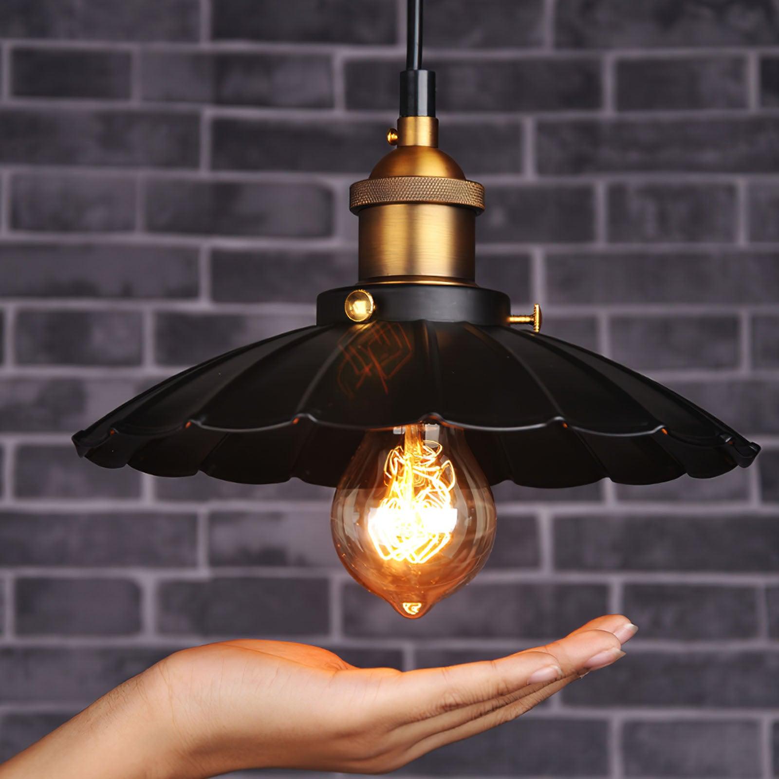 Velora Contemporary Iron Pendant Light - Blowlighting