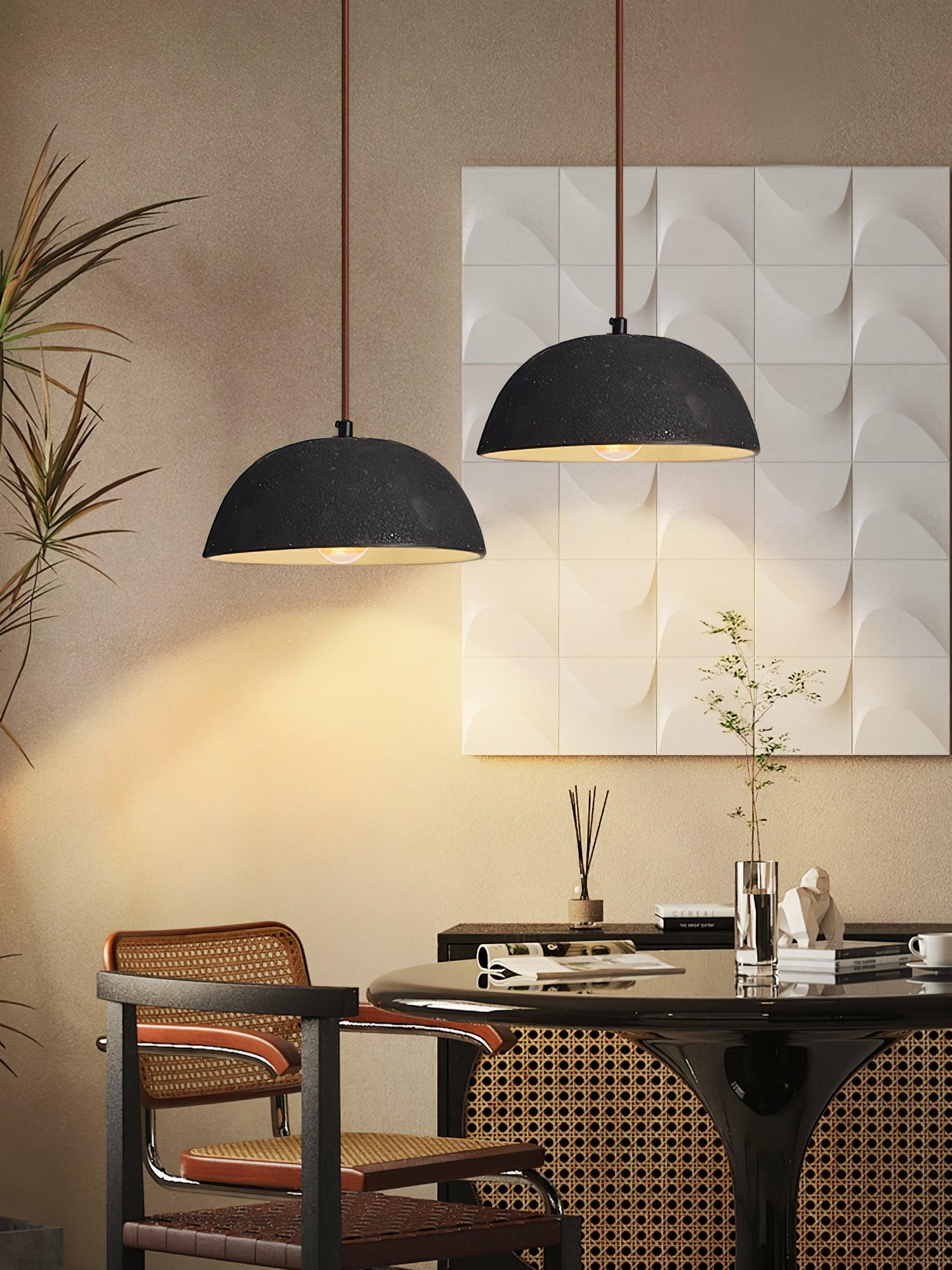Dome Vintage Wood Pendant Lamp - Blowlighting