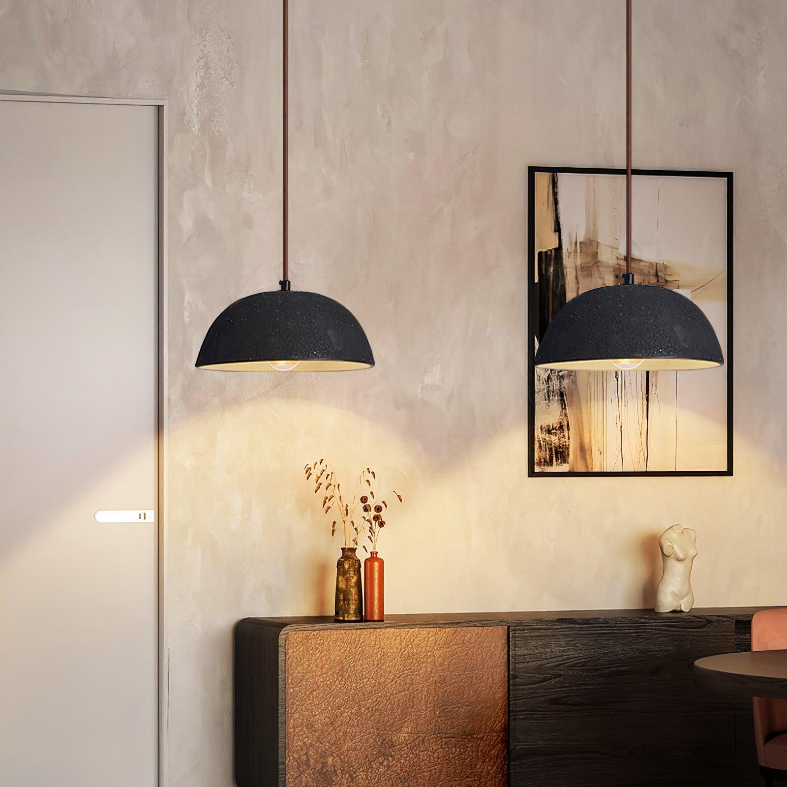 Dome Vintage Wood Pendant Lamp - Blowlighting