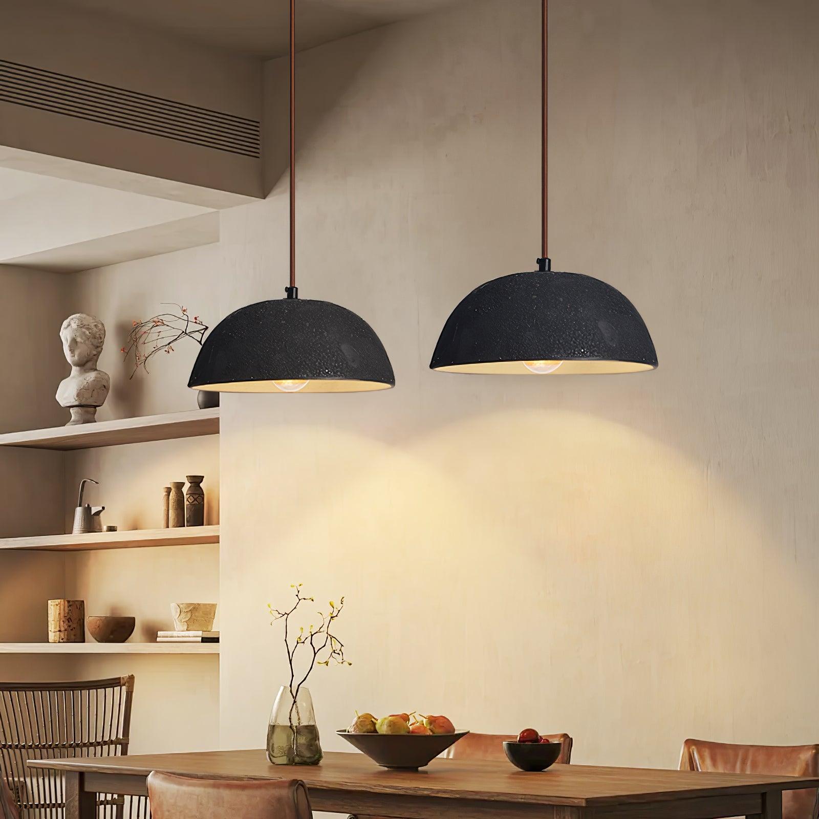 Dome Vintage Wood Pendant Lamp - Blowlighting