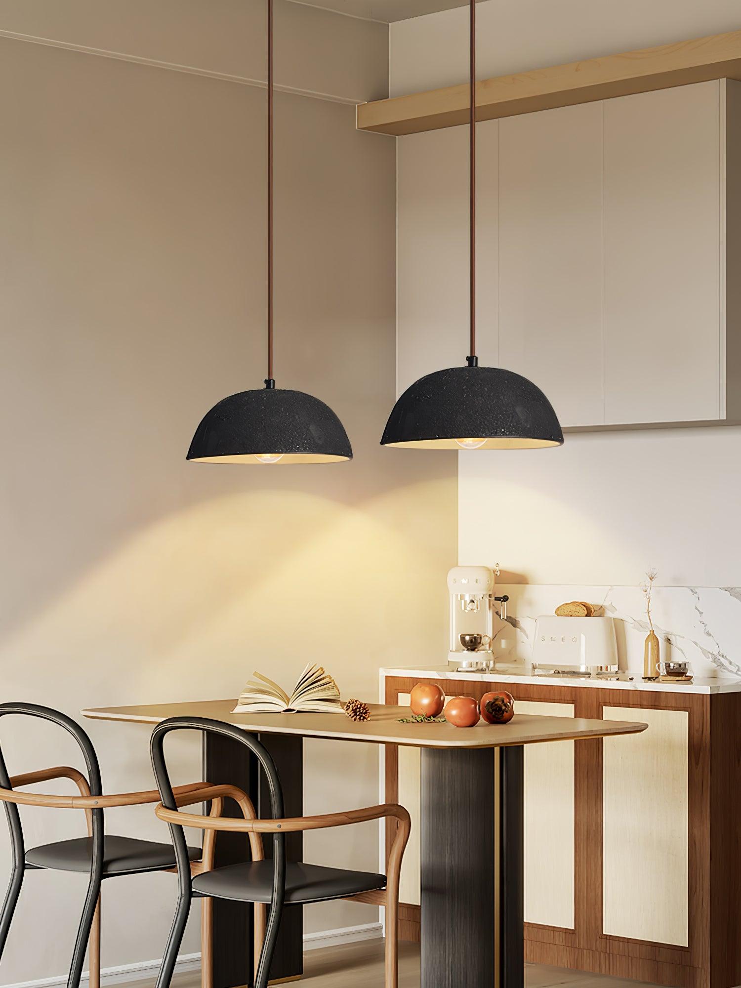 Dome Vintage Wood Pendant Lamp - Blowlighting