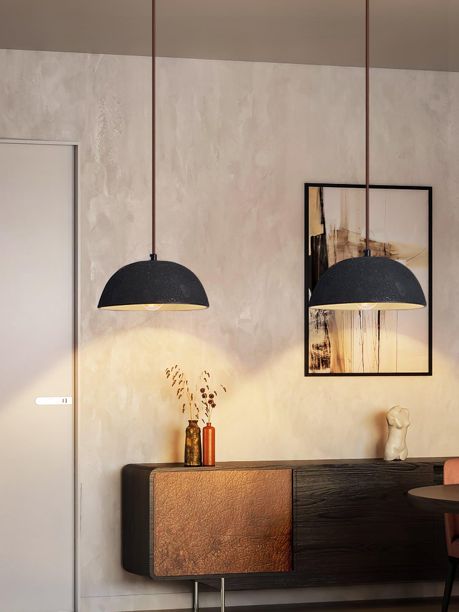Dome Vintage Wood Pendant Lamp - Blowlighting
