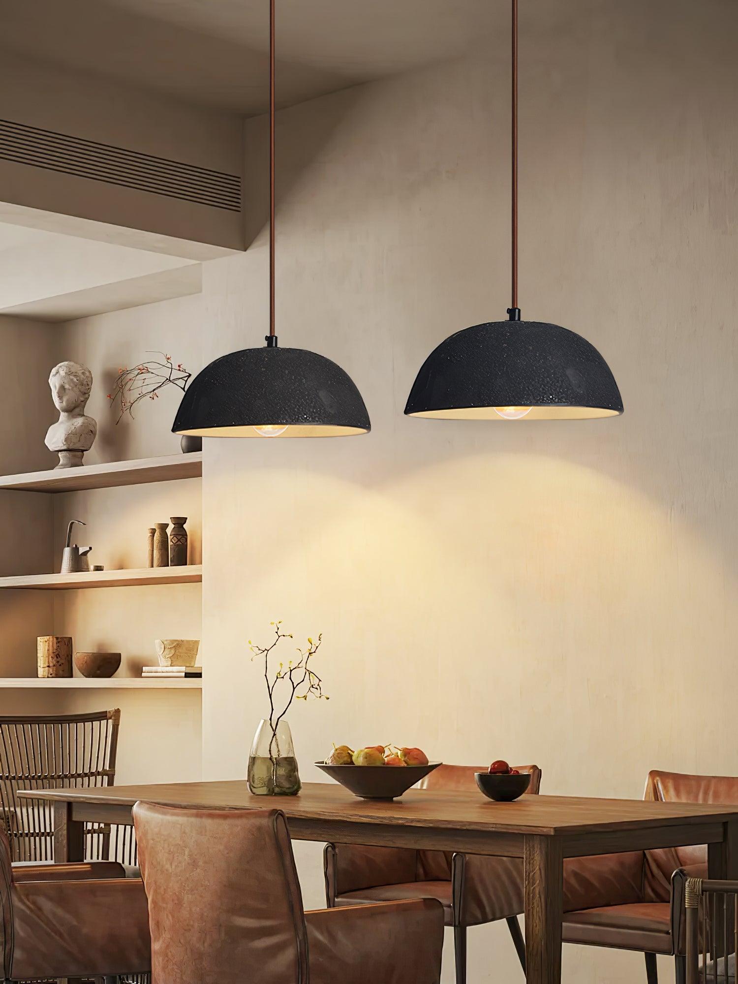 Dome Vintage Wood Pendant Lamp - Blowlighting
