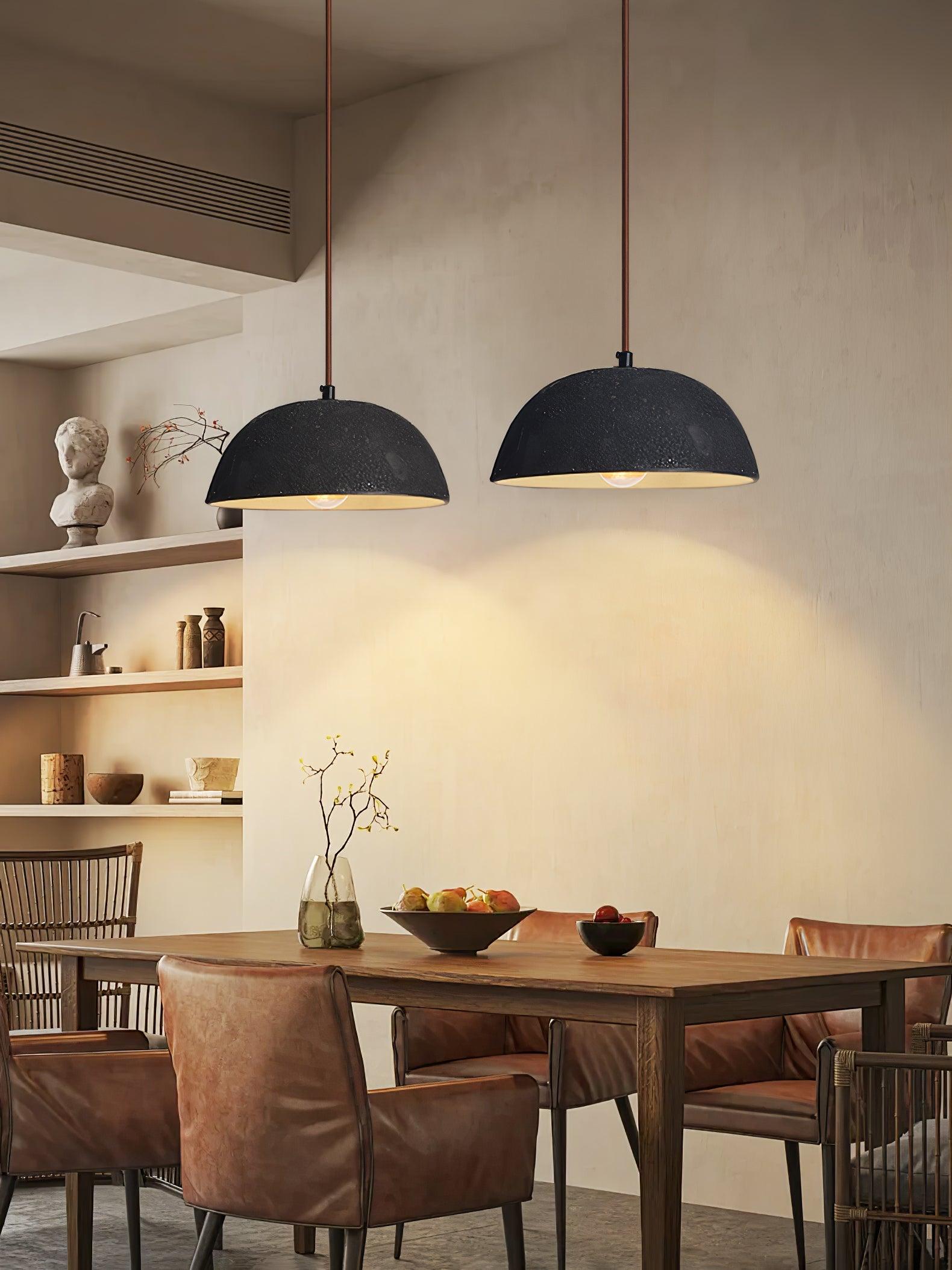 Dome Vintage Wood Pendant Lamp - Blowlighting