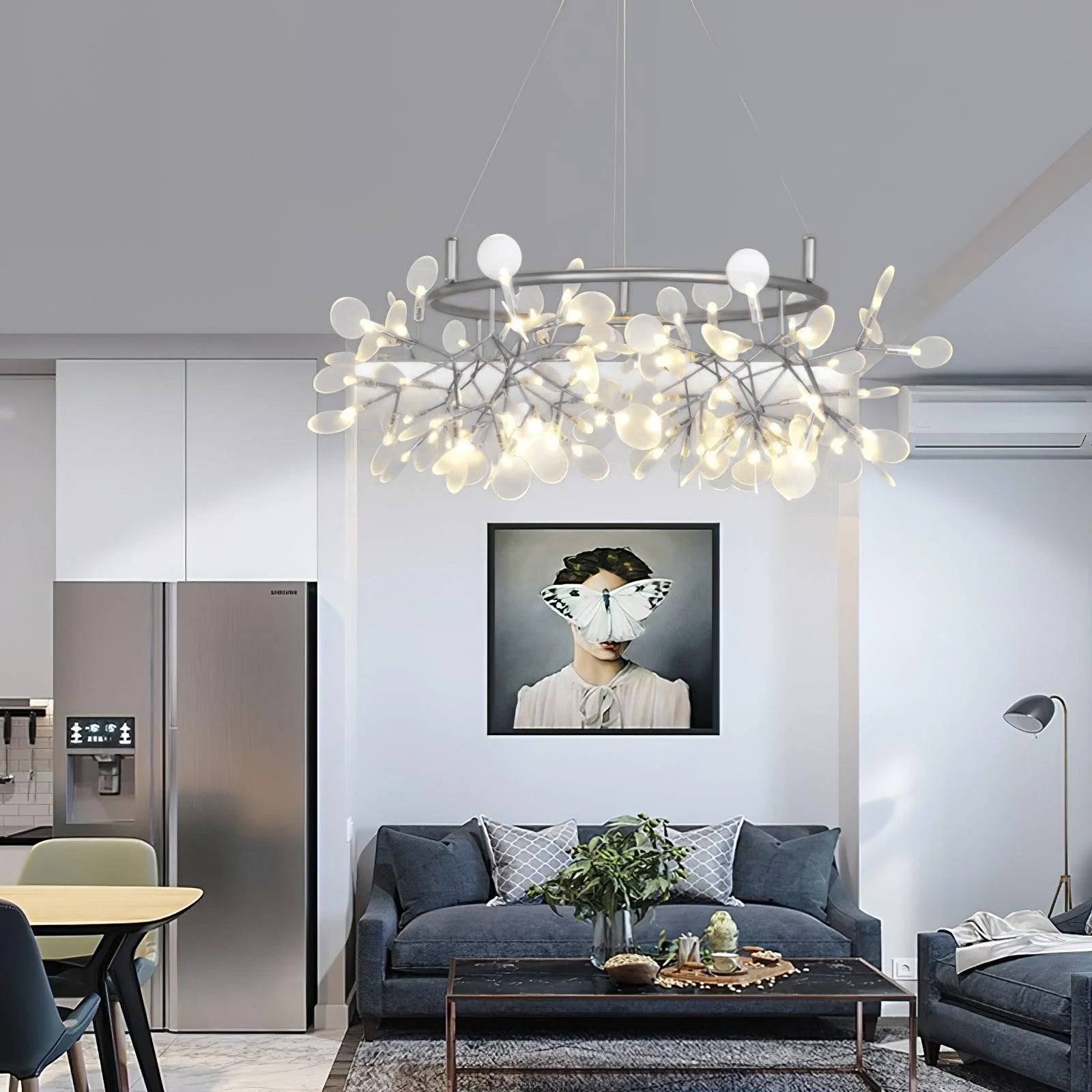 Black Big O Firefly LED Chandelier - Blowlighting