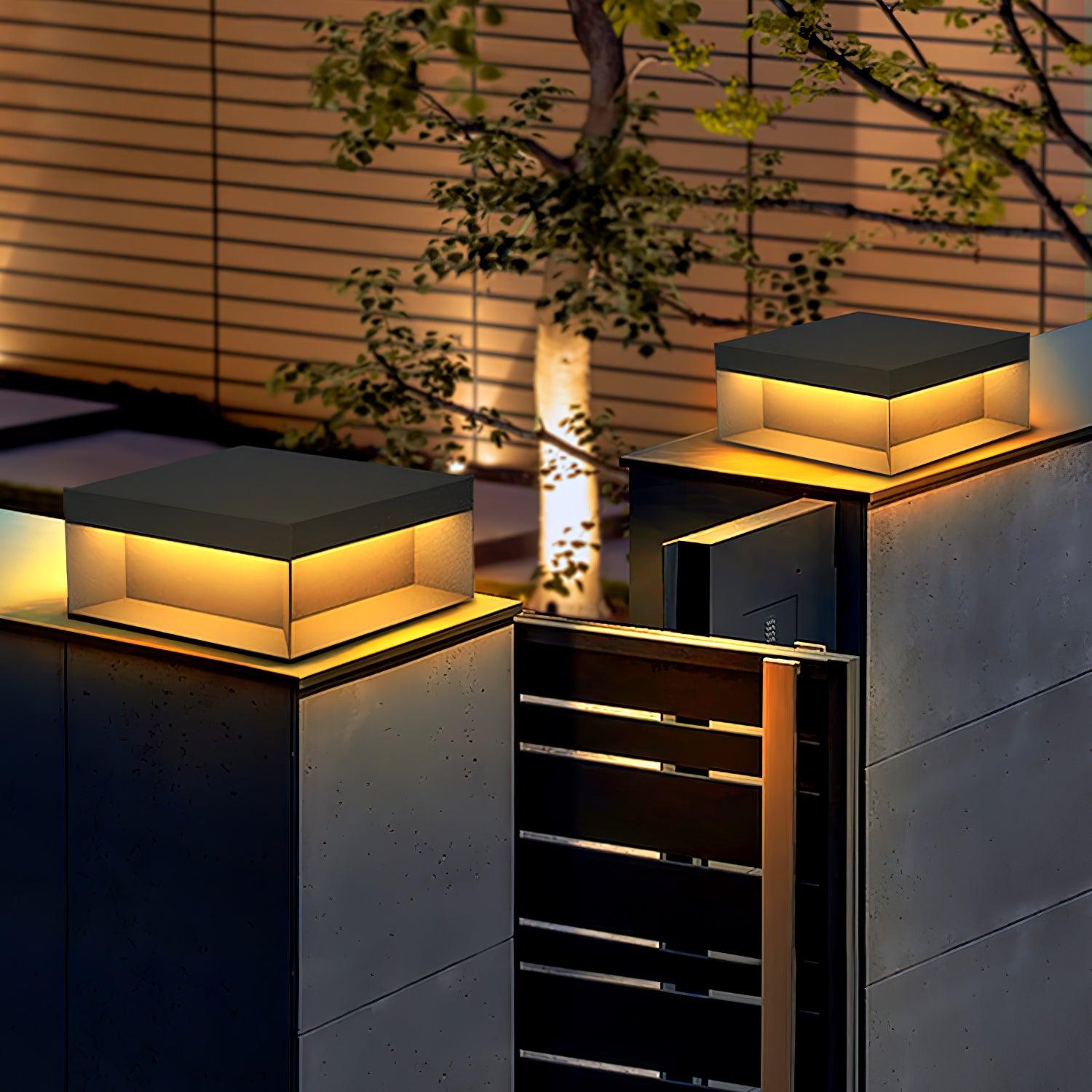Black Box Outdoor Post Light - Blowlighting