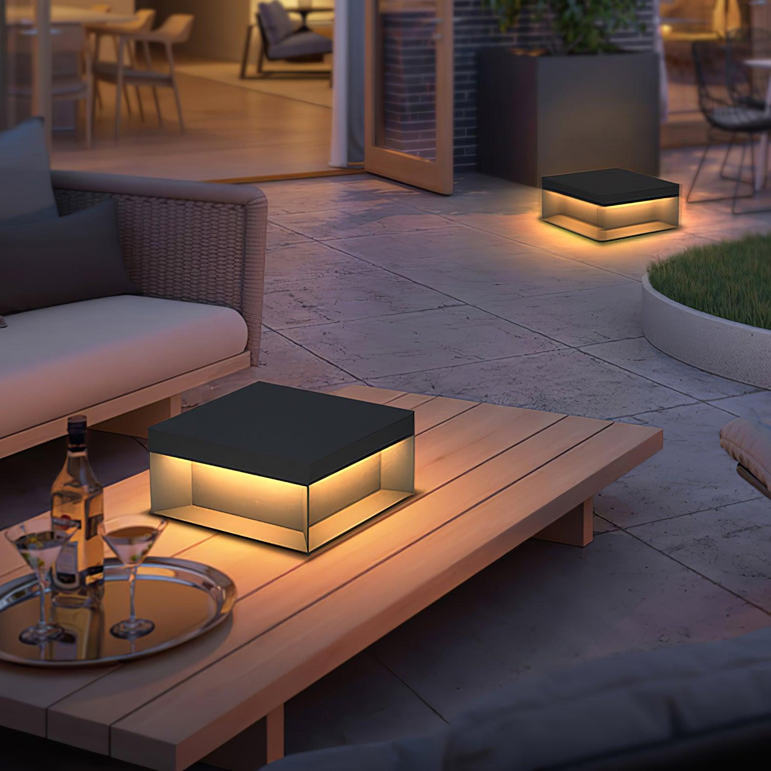 Black Box Outdoor Post Light - Blowlighting
