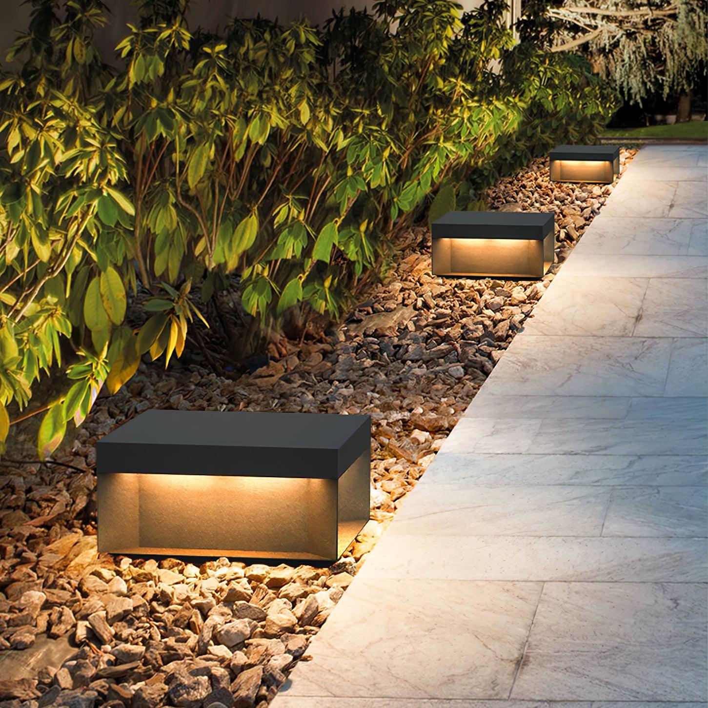 Black Box Outdoor Post Light - Blowlighting