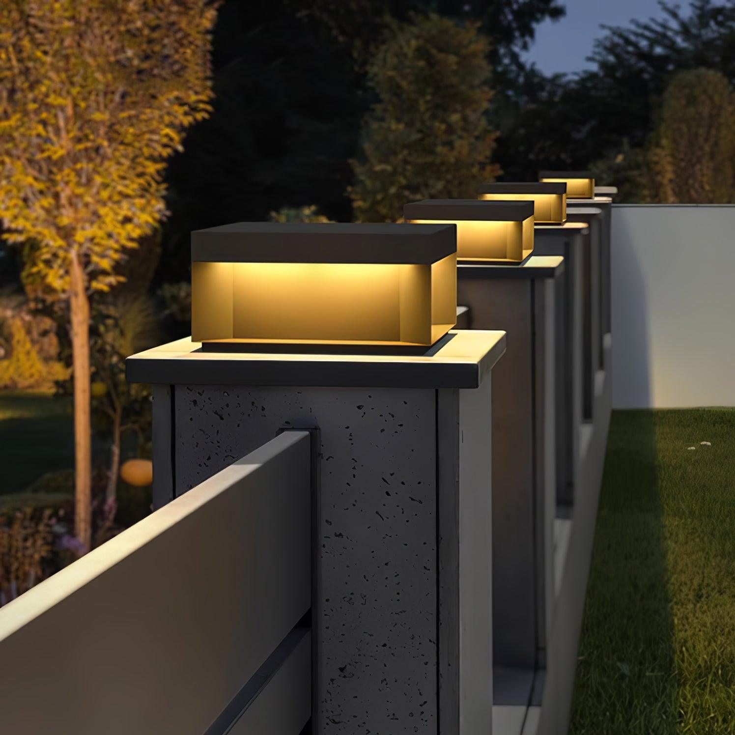 Black Box Outdoor Post Light - Blowlighting