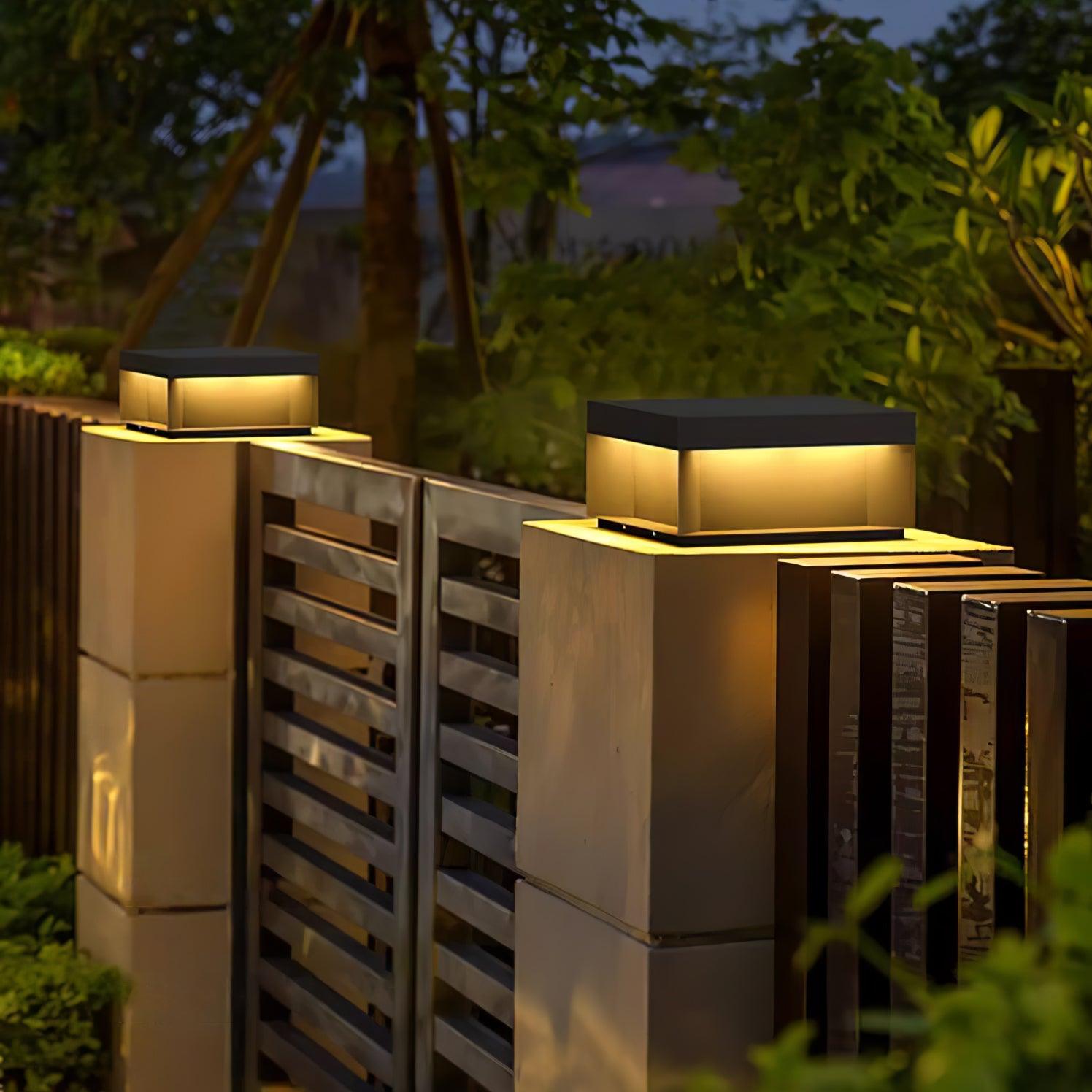 Black Box Outdoor Post Light - Blowlighting