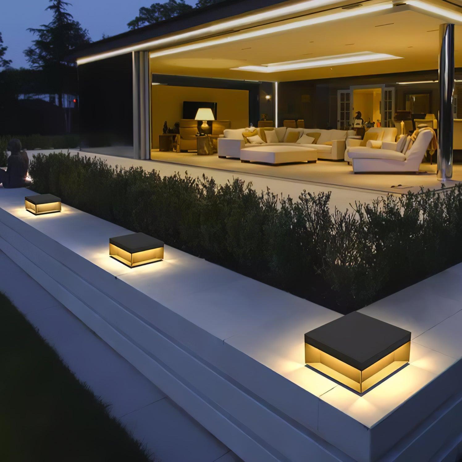 Black Box Outdoor Post Light - Blowlighting