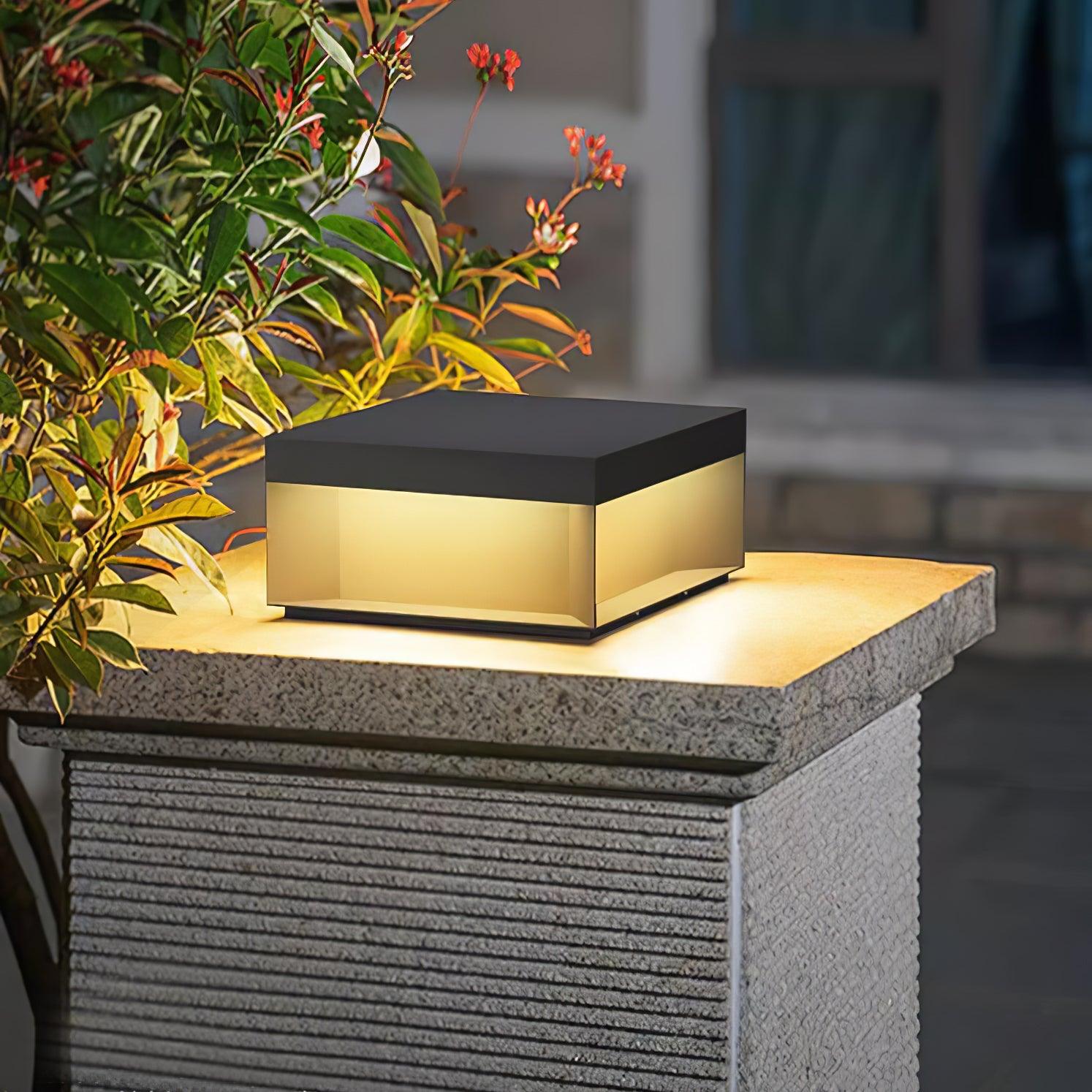Black Box Outdoor Post Light - Blowlighting