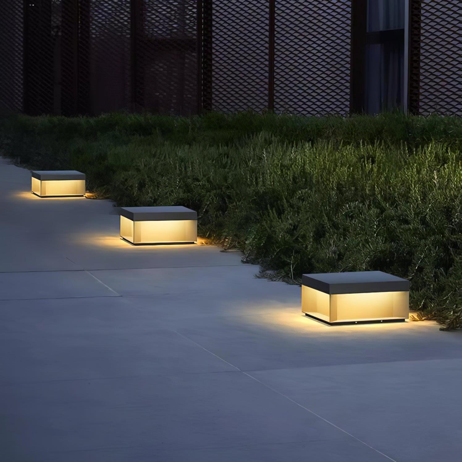 Black Box Outdoor Post Light - Blowlighting
