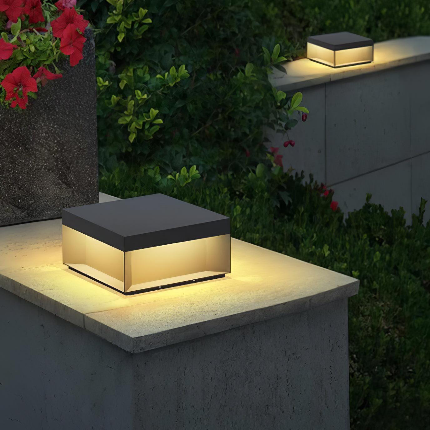 Black Box Outdoor Post Light - Blowlighting