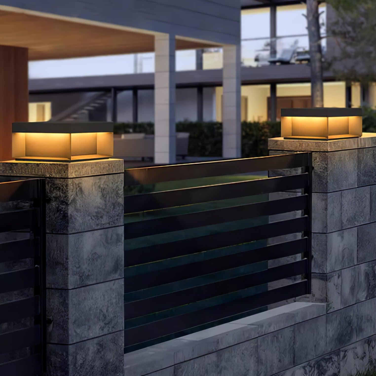 Black Box Outdoor Post Light - Blowlighting