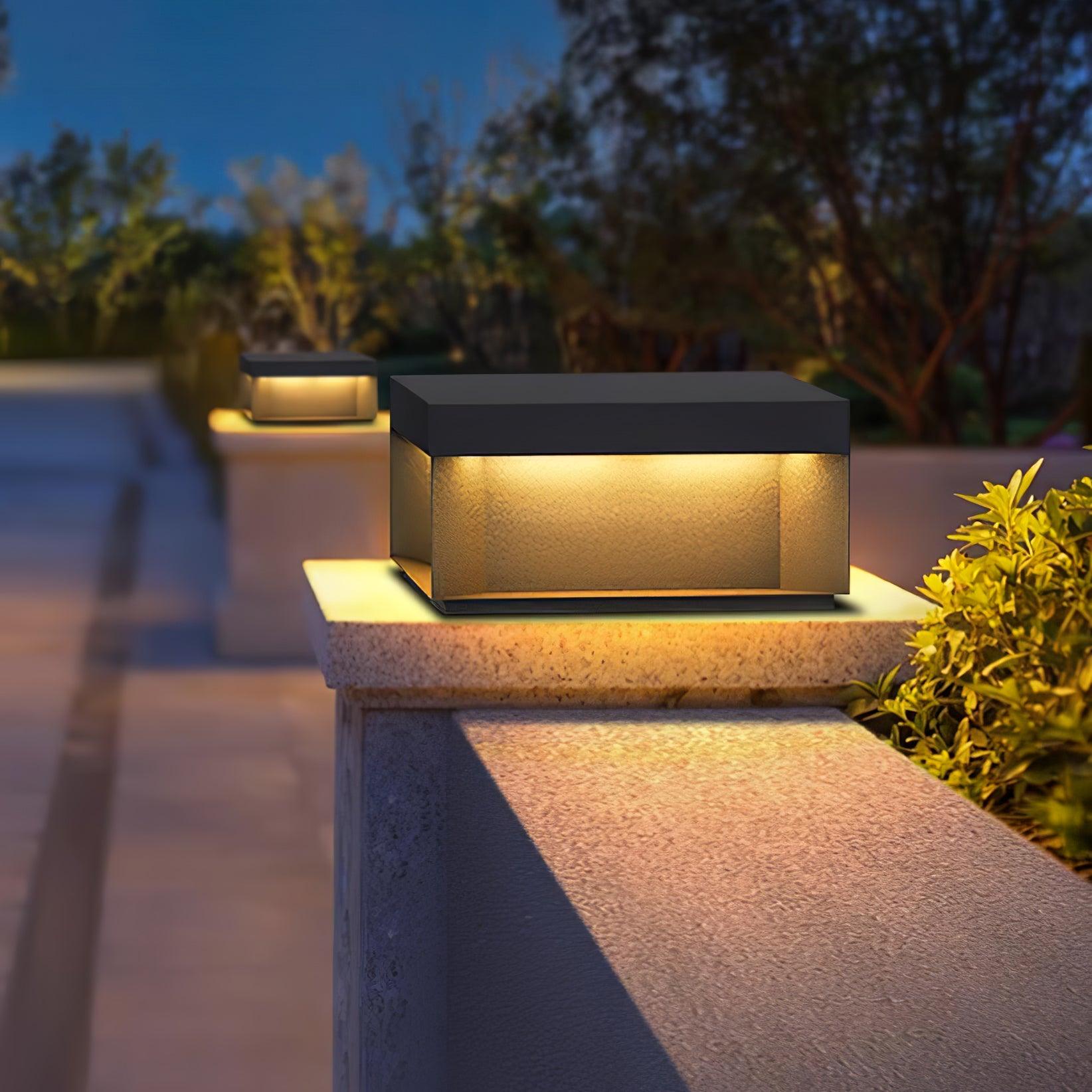 Black Box Outdoor Post Light - Blowlighting