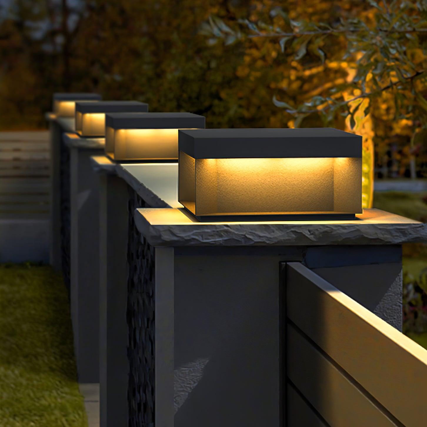 Black Box Outdoor Post Light - Blowlighting