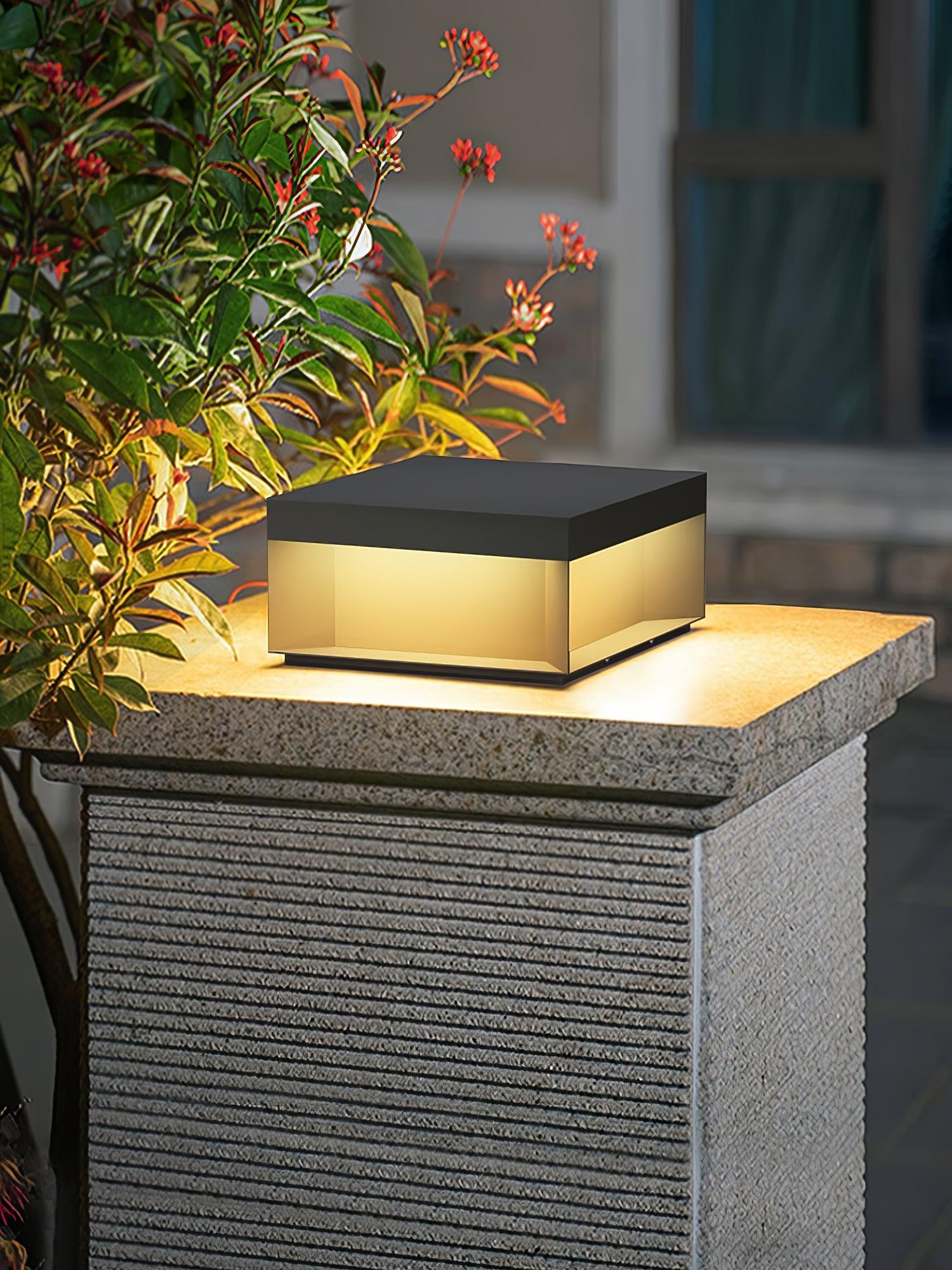 Black Box Outdoor Post Light - Blowlighting